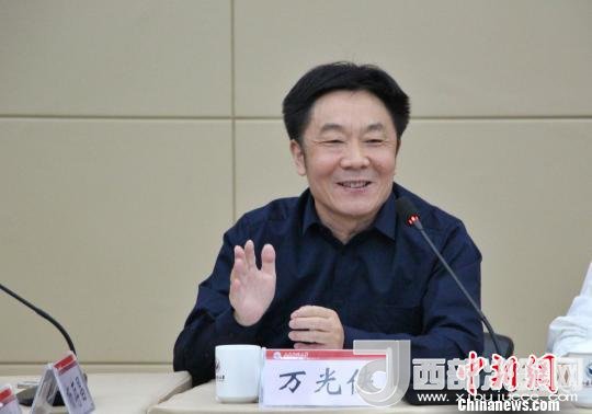 圖為山東師范大學(xué)副校長萬光俠在開幕式上發(fā)言?！≮w曉 攝