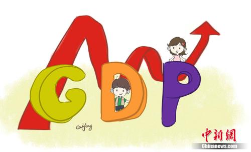 GDP漫畫。作者：王珊珊